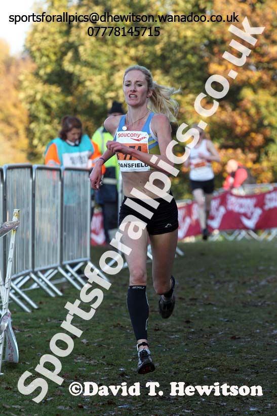 Senior women, National Cross Country Relays, Berry Park, Mansfield. Photo: David T. Hewitson/Sports for All Pics